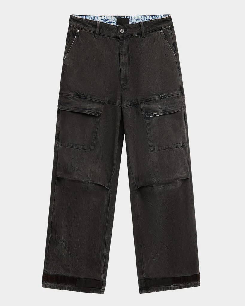 RTA Men's Wylie Wide-Leg Cargo Jeans 1