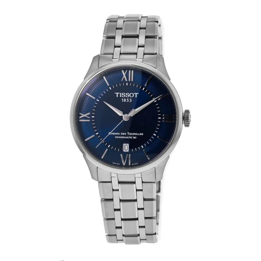 Tissot Chemin Des Tourelles Powermatic 80 39mm Automatic Blue Dial Steel Men's Watch T139.807.11.048.00 1