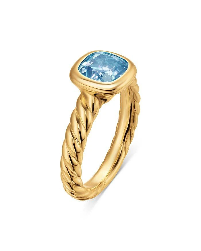 David Yurman DY Mercer Stone Ring in 18K Yellow Gold, 7mm 3