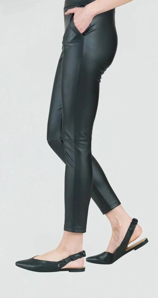 CLARA SUNWOO Clara Sunwoo - Liquid Leather Skinny Pocket Pant 3