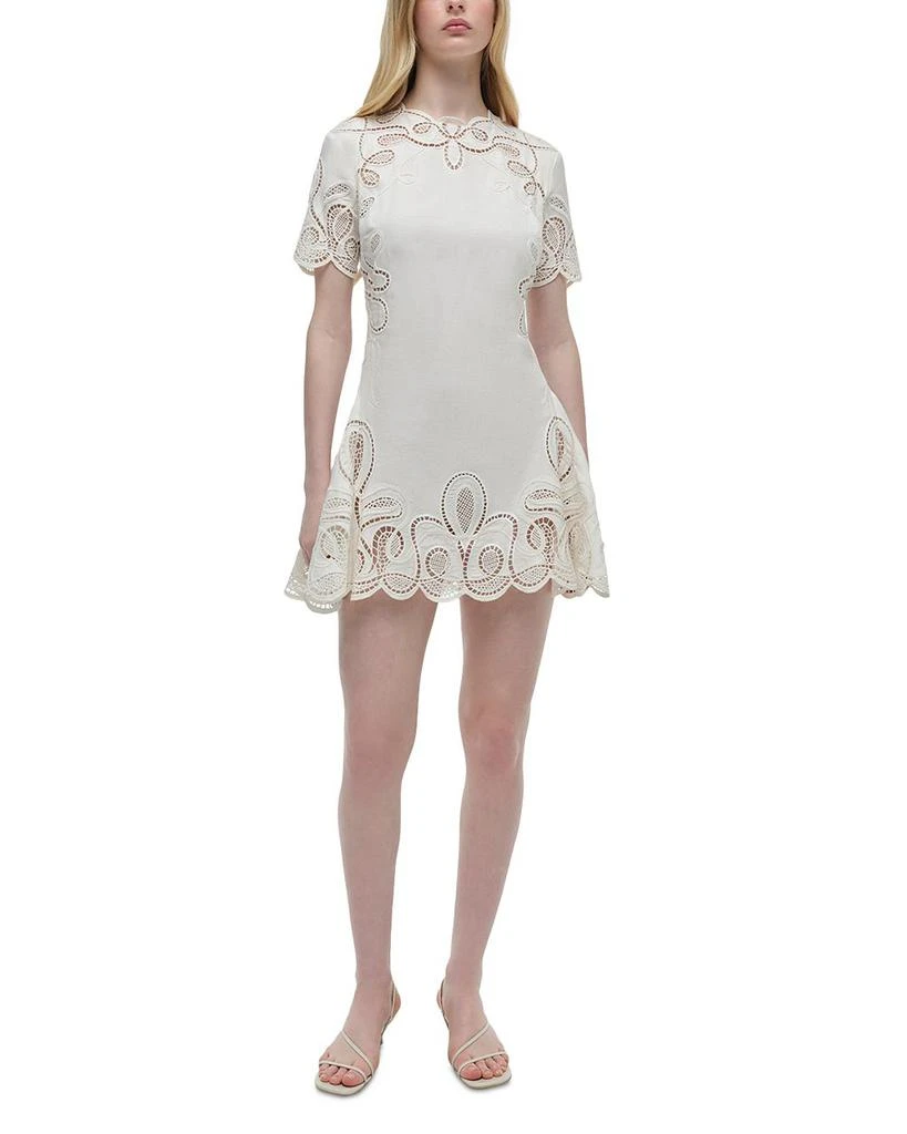SIMKHAI Morrigan Short Sleeve Mini Dress 2