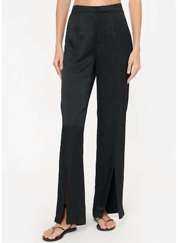 CAMI NYC Amelie Twill Pant In Black