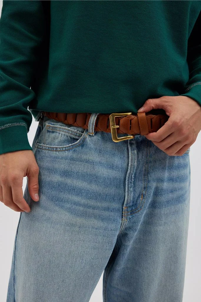 Urban Outfitters Woven Leather Belt 1