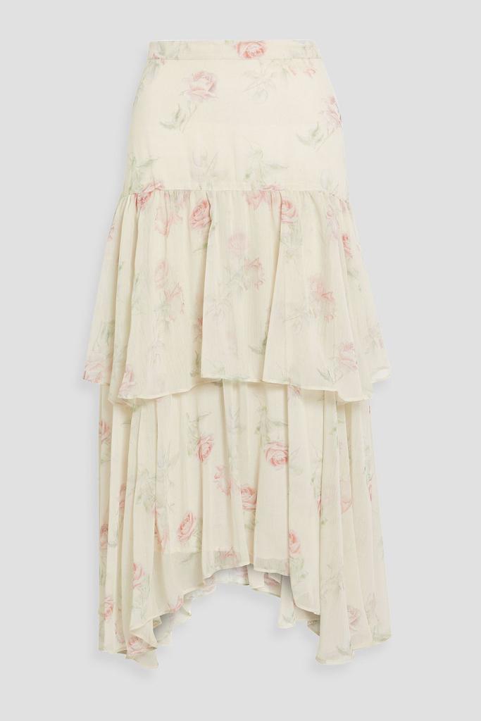 スカート JACQUARD RUFFLED HEM SKIRT Ameri（アメリ）の「JACQUARD RUFFLED HEM SKIRT（スカート