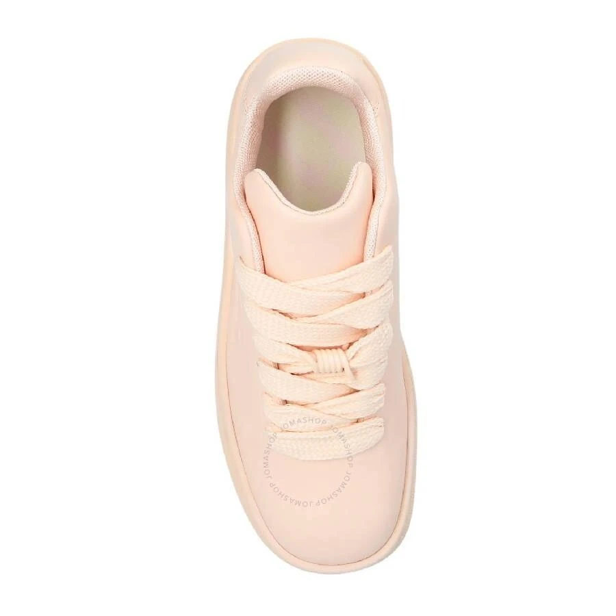 Burberry Leather Box Sneakers With Equestrian Knight Motif 3