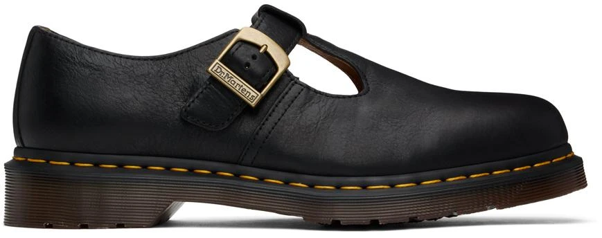 Dr. Martens Black T-Bar Regency Leather Monkstraps 1