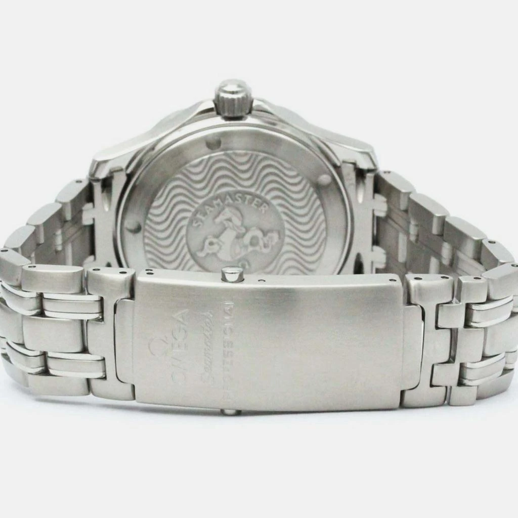 Omega Omega White Stainless Steel Seamaster Professional 2562.20 Quartz Men's Wristwatch 36 mm 3