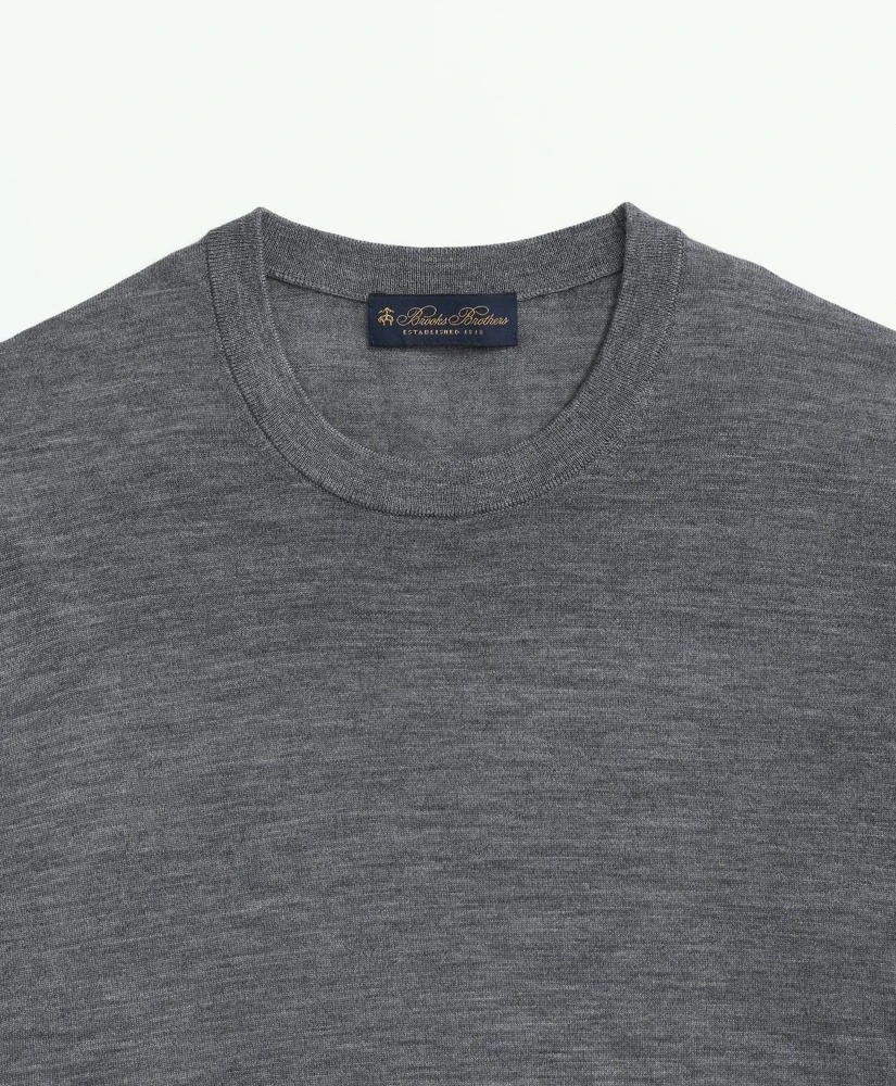 Brooks Brothers Lightweight Luxe All-Season Sweater, Short Sleeve Crewneck 2