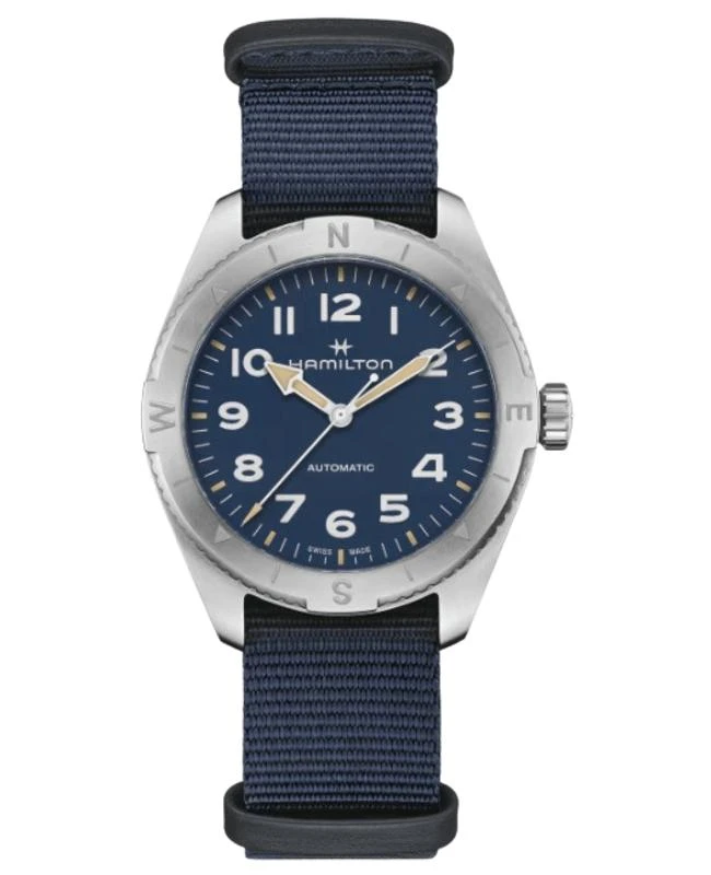 Hamilton Hamilton Khaki Field Expedition Auto Blue Dial Fabric Strap Men's Watch H70315940 1