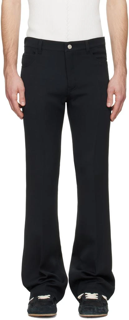 Courrèges Black Signature 70
s Bootcut Trousers