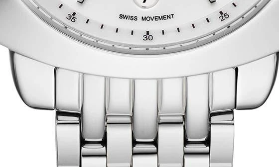Michele Ascalon Two-Tone Diamond Bracelet Watch, 38mm - 0.05ct. Michele | Accessories | Michele Ascalon Twotone Diamond  main image 2