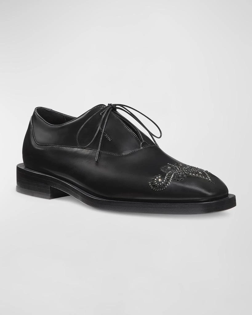 Stuart Weitzman Men's Royce Runway Wingtip Leather Derby Shoes 2