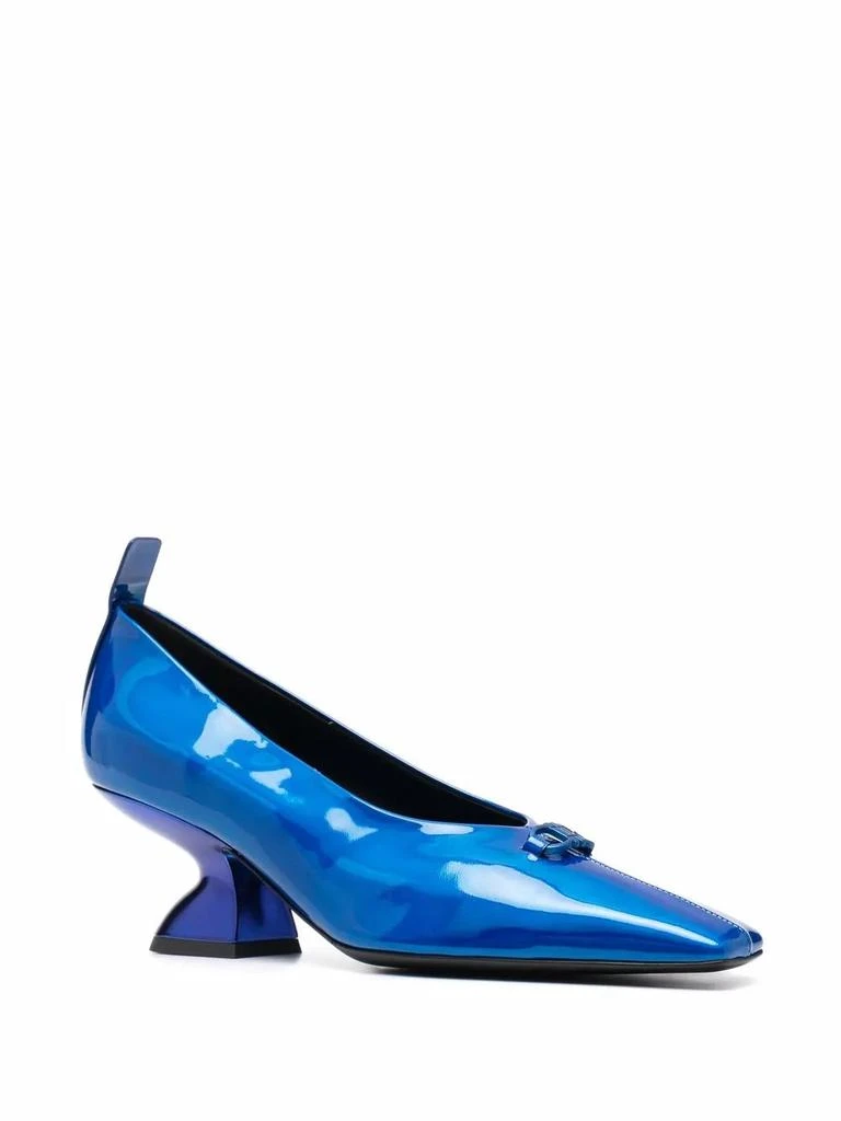Salvatore Ferragamo Ferragamo F Heel Leather Pumps 01C446747882 3
