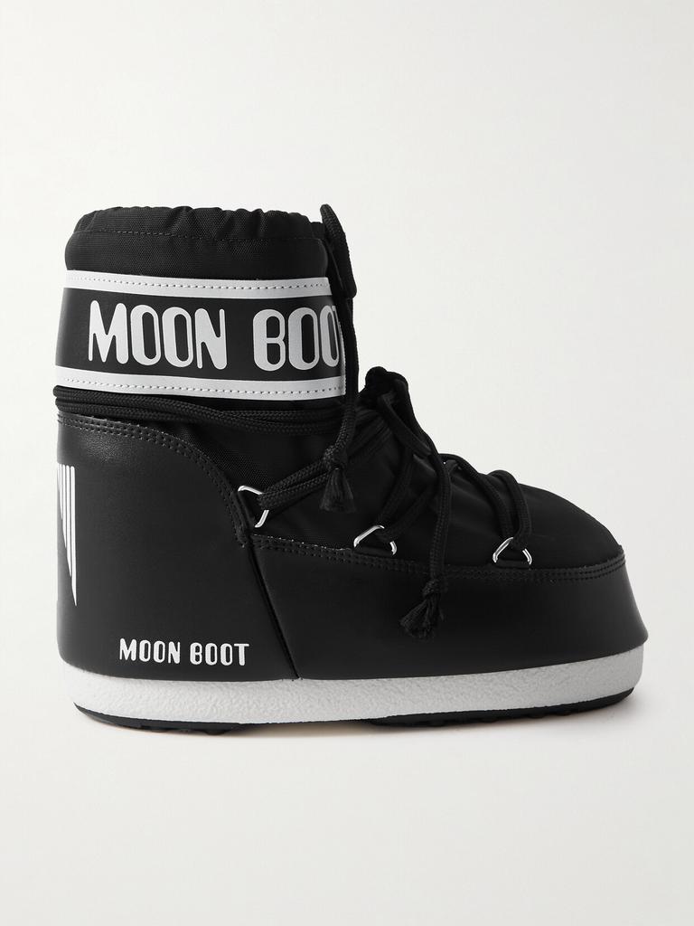 Moon Boot Icon Low 软壳面料人造皮革雪地靴