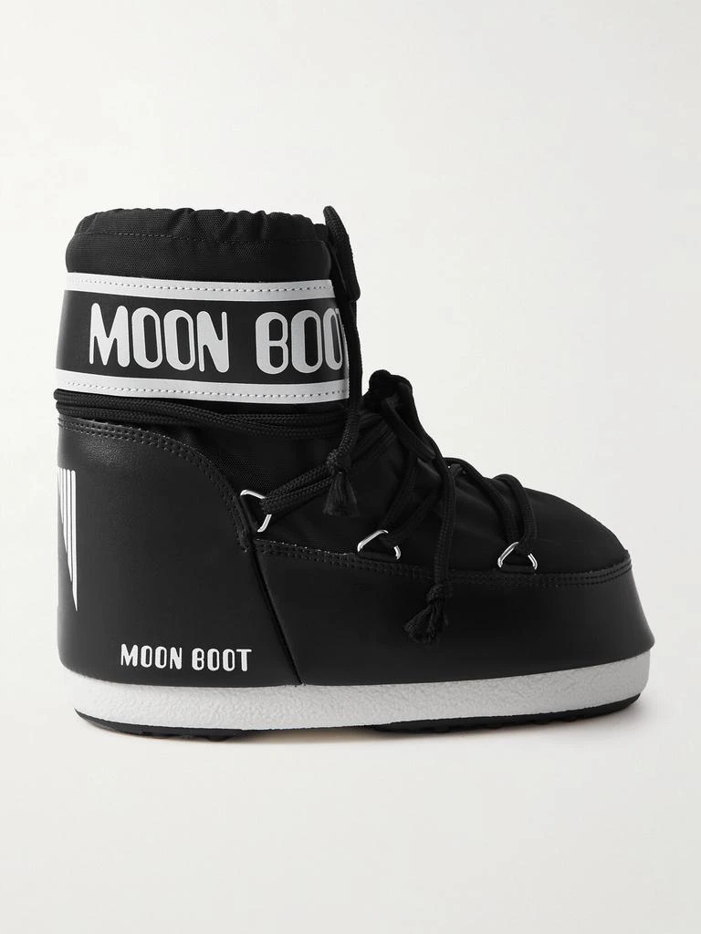 Moon Boot Icon Low 软壳面料人造皮革雪地靴 1