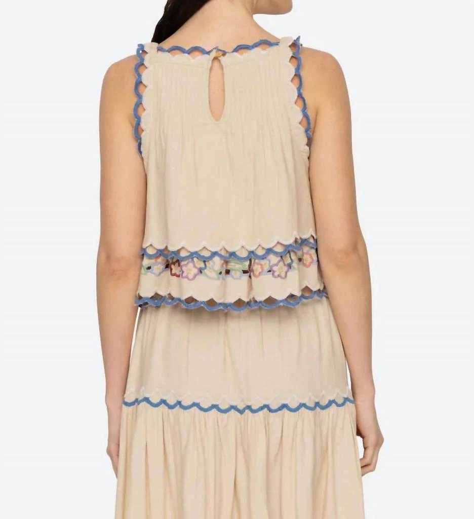 Sea Sea - Melinda Floral Embroidery Tank Top 3