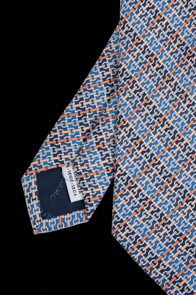 Salvatore Ferragamo Ferragamo Gancini Jacquard Tie 3