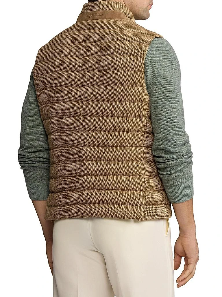 Ralph Lauren Quilted Tweed Down Vest 5