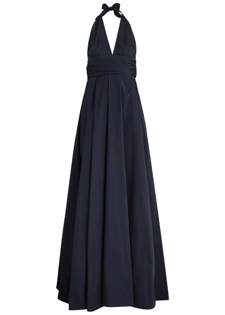Bernadette Monroe halterneck taffeta gown 1