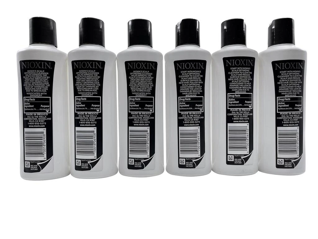 NIOXIN Pyrithione Zinc Dandruff Shampoo 6.7 OZ & Conditioner 6.7 OZ 3 of each 3