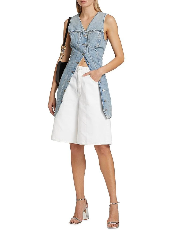 Trina Denim Sleeveless Minidress  On Sale Now with Up to 63% Off |  Discover Exclusive Deals & Savings at BeyondStyle  Authentic AGOLDE denim |sleeveless|a-line|contemporary|mini-length|solid|dresses|light|Women's|v-neck|women's|women's  apparel with ...