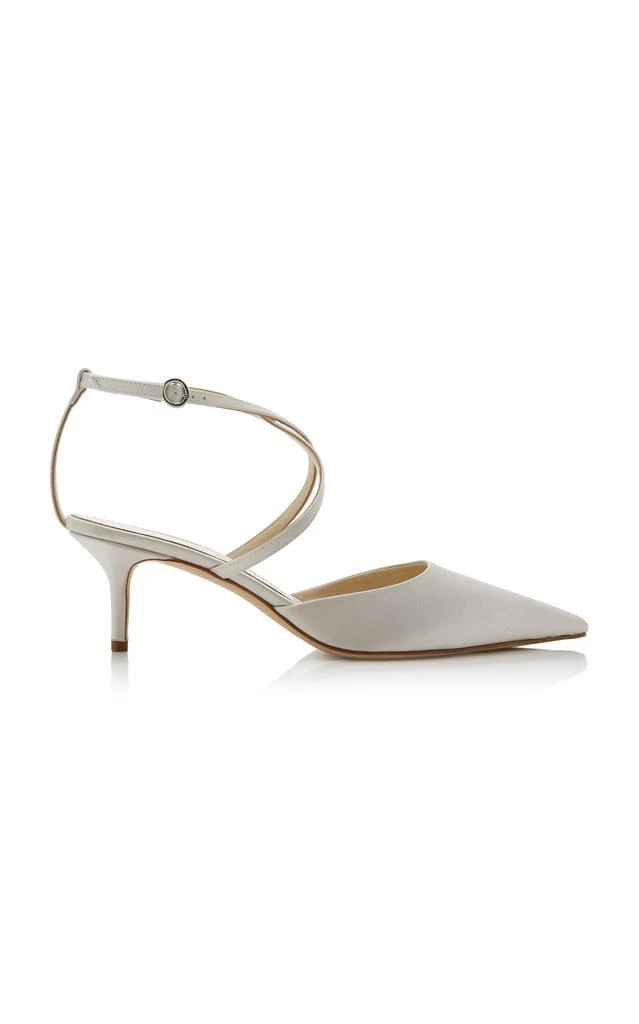 AEYDE Aeyde - Salome Satin Pumps - White - IT 37 - Moda Operandi 1