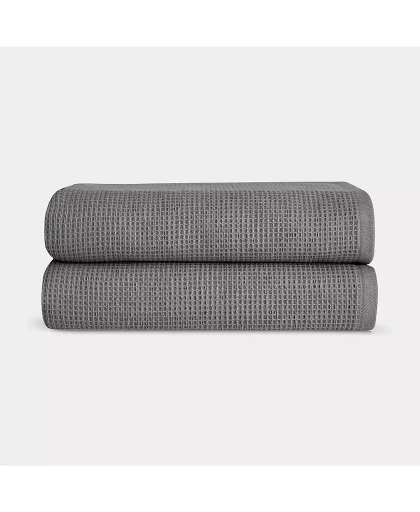 Cozy Earth Waffle Viscose from Bamboo Ultra Soft, Reversible Bath Towel