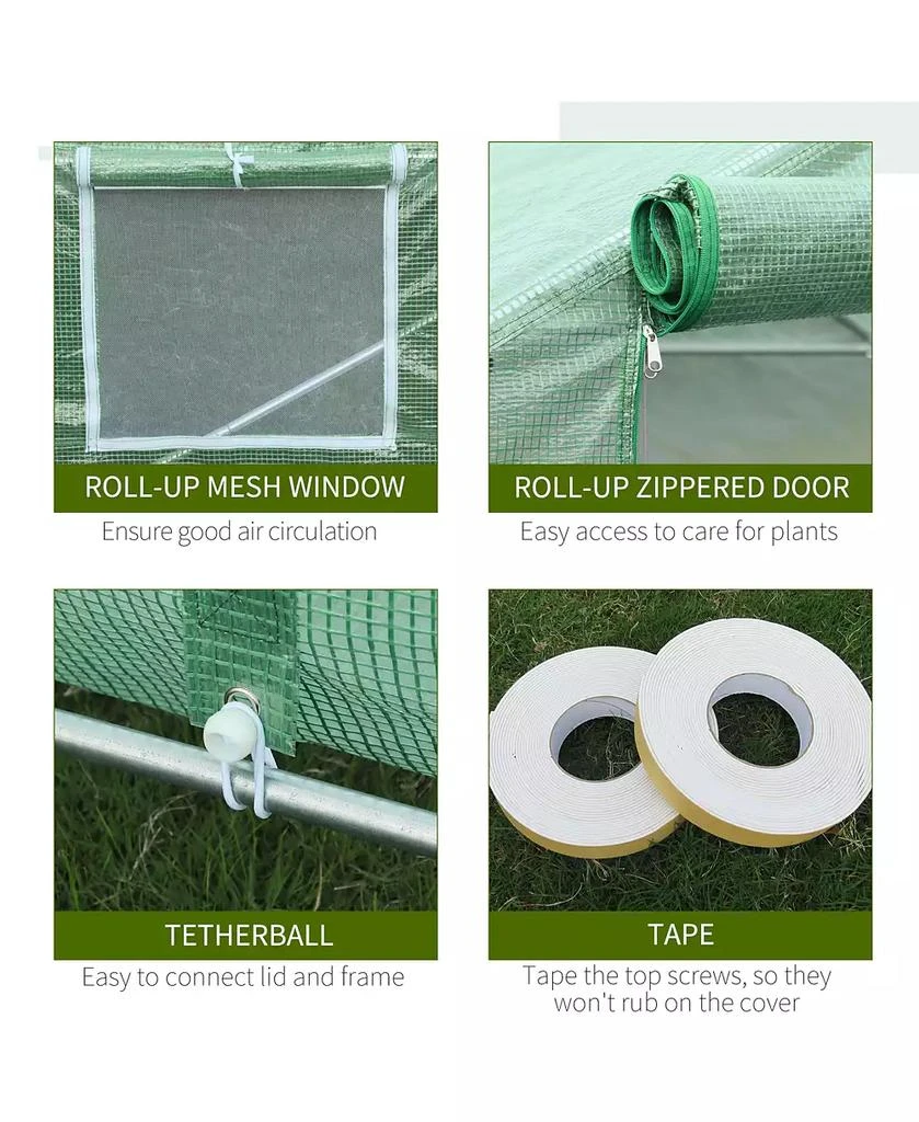 Outsunny 19.5
x10
x7
Outdoor house,Tunnel Walk-in House 5