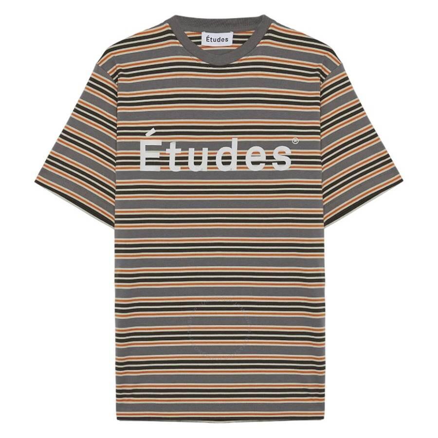 Etudes Striped Patterned Wonder T-Shirt