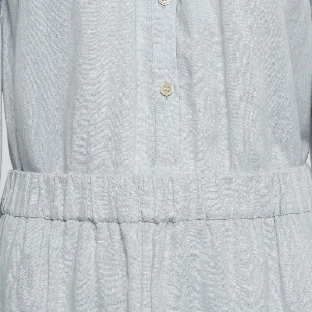 Isabel Marant Etoile Isabel Marant Etoile Light Grey Linen Ruffled Atedy Top and Skirt Set M/L 3