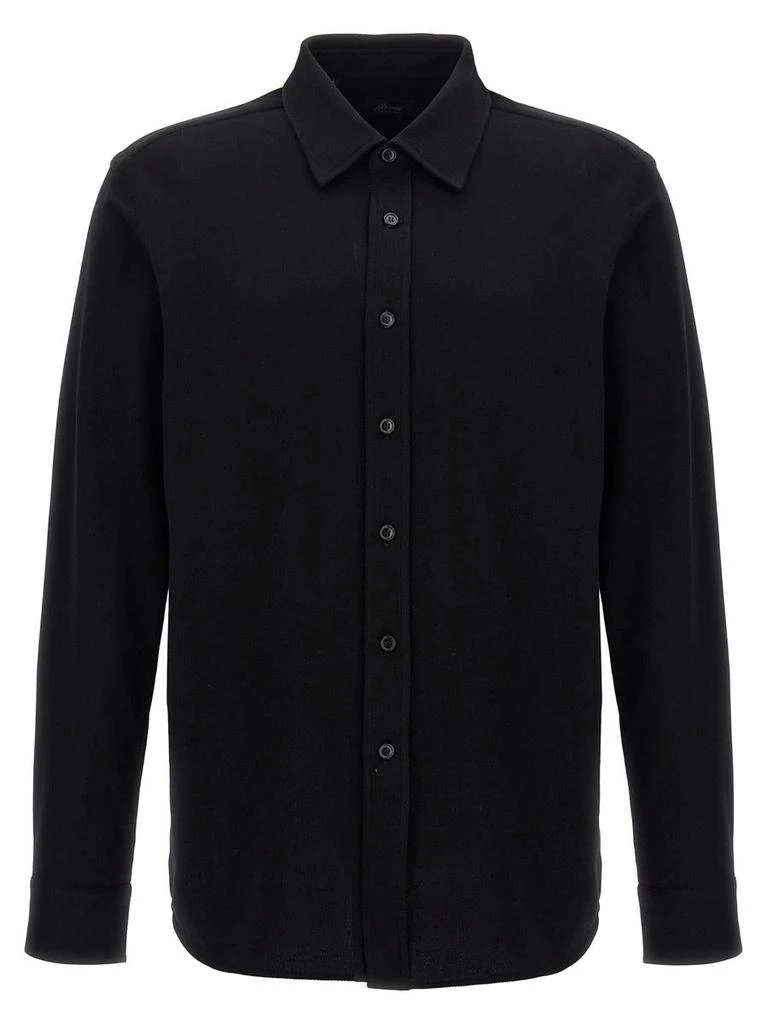 Brioni Brioni Cotton Piquet Shirt 1