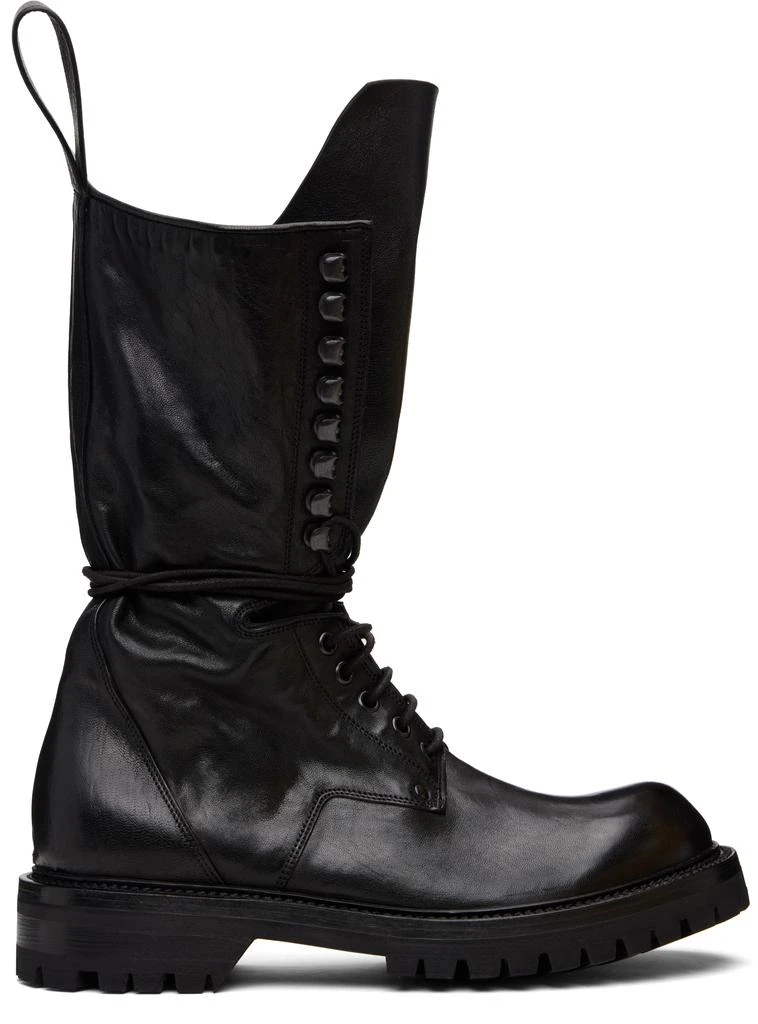 Rick Owens Black Concordians Army Boots 1