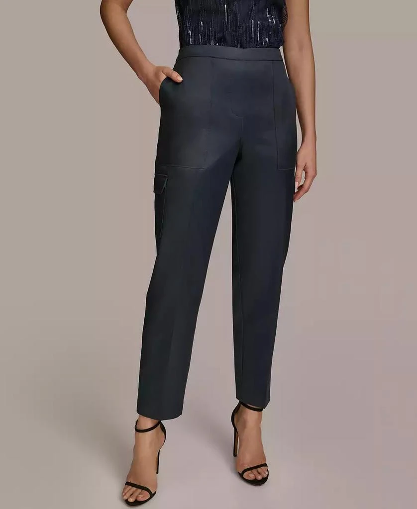 Donna Karan Women's Satin Cargo Pants 1