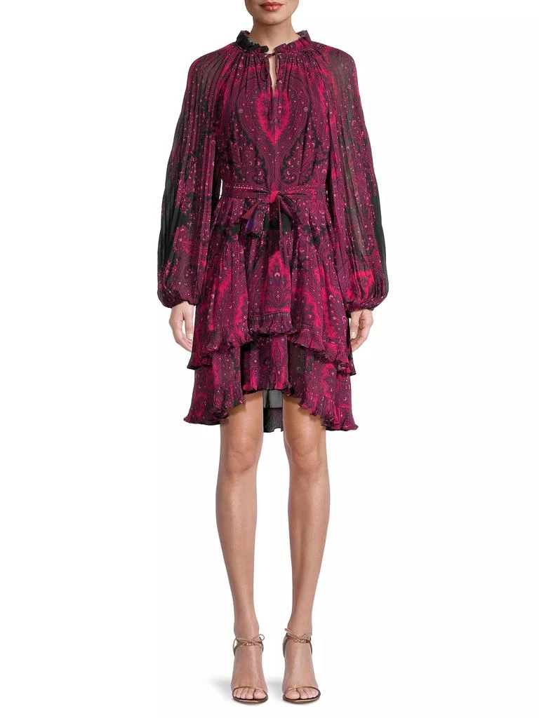Kobi Halperin Trinitiy Printed Ruffled Dress 3