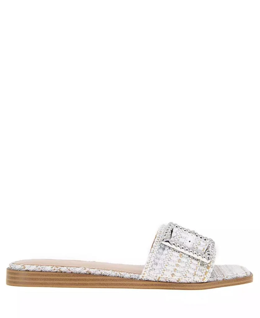 BCBG Women's Mollie Buckled Slide Flat Sandals 2