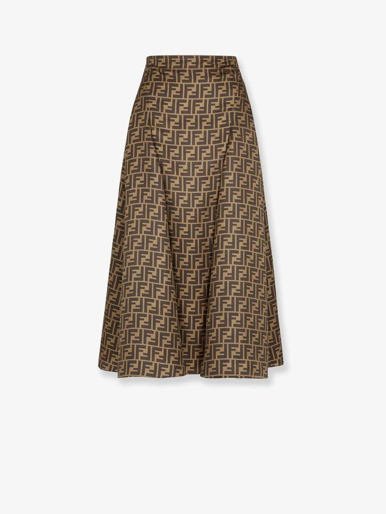 Fendi FF silk skirt 1