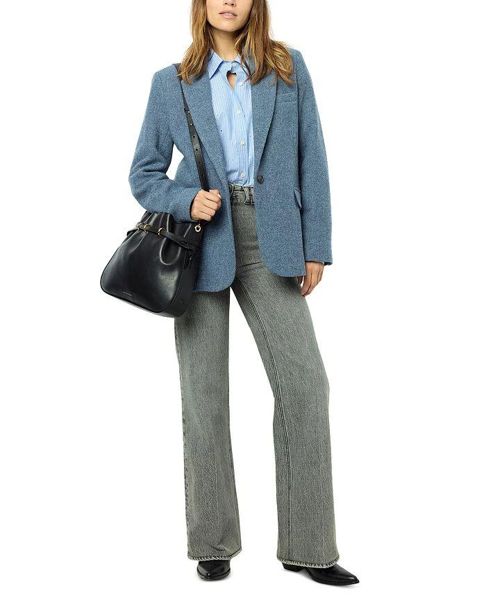 Gerard Darel Marine Single Breasted Blazer 4