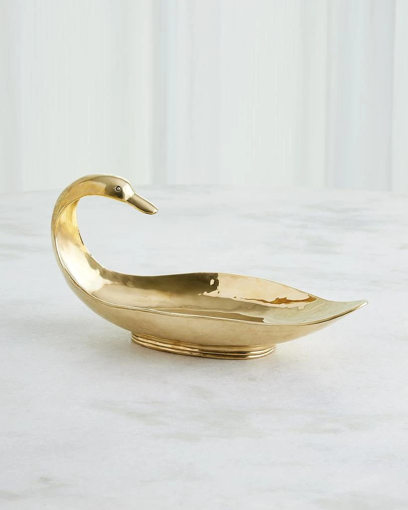Global Views Brass Duck Bowl, Large 2
