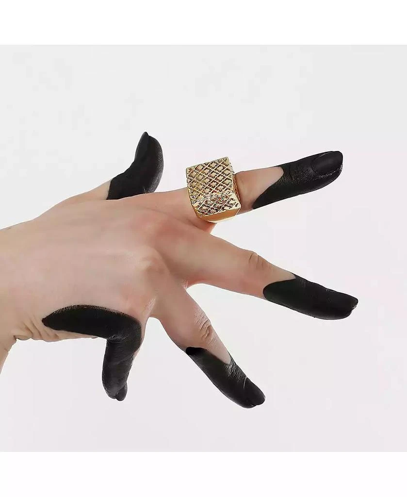 SOHI Women
s The Damascene Statement Ring 7