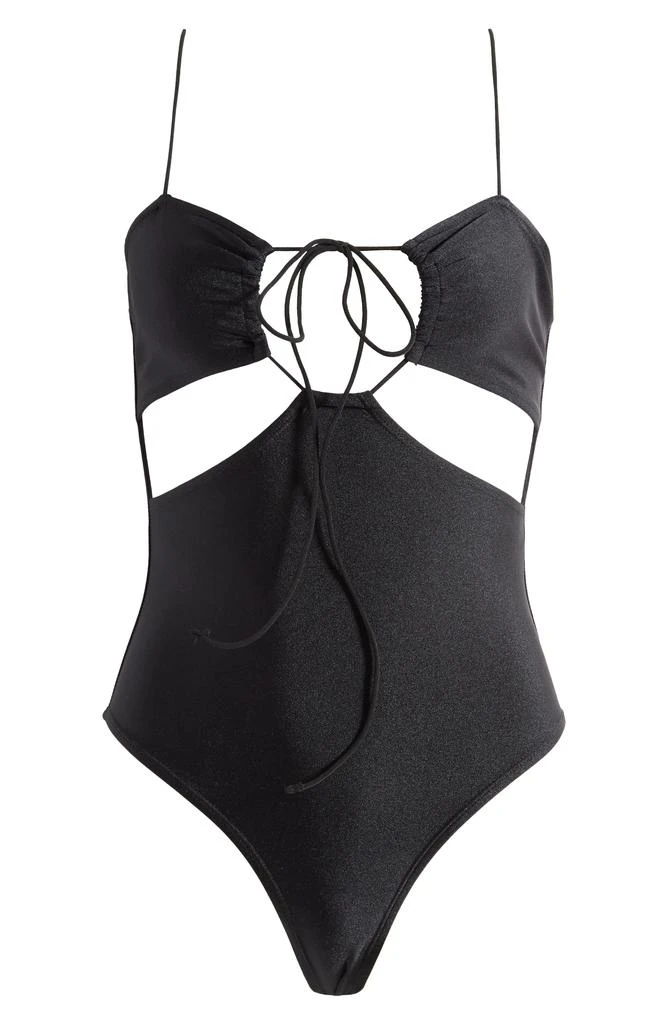 Topshop Strappy Cutout One-Piece Swimsuit 6