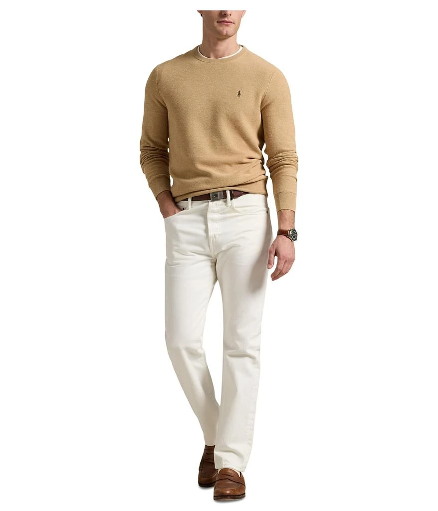 Ralph Lauren Mesh-knit Cotton Crewneck Sweater 3