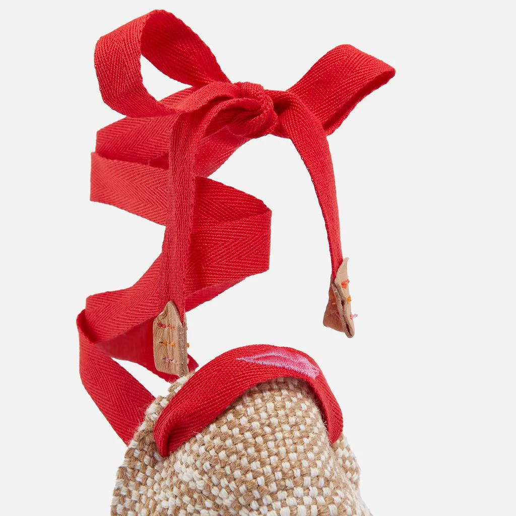 CASTAÑER Castañer x Diane Von Furstenberg Women’s Chiara Canvas Wedge Espadrilles 3