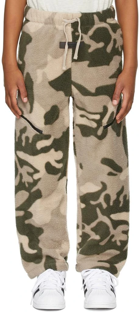 Essentials Kids Beige Camo Lounge Pants 2