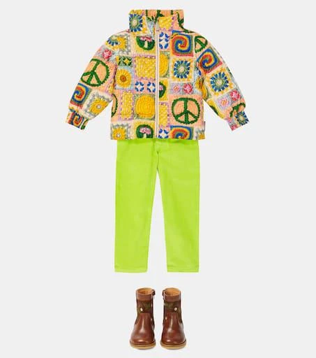 MOLO Hally crochet-print puffer coat 2
