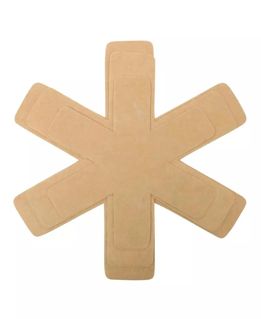 Gibson Elite Cast Aluminum 13-Piece Cookware Set – Ceramic Nonstick, Linen White with Wood Handle 3