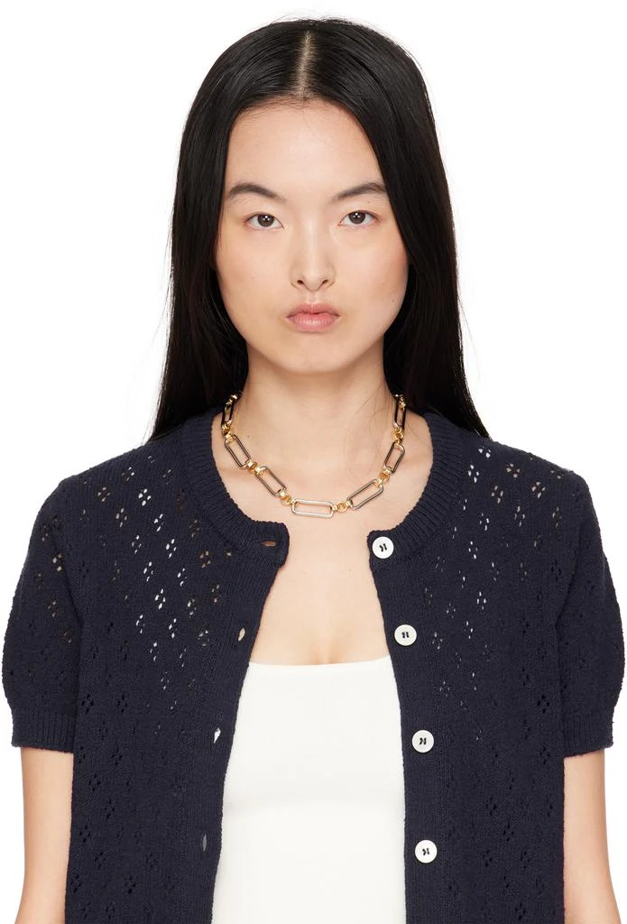 Laura Lombardi Gold & Silver Stanza Necklace 2