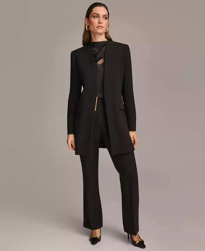 Donna Karan Women's Collarless Hardware Blazer, Regular & Petite Sizes 1