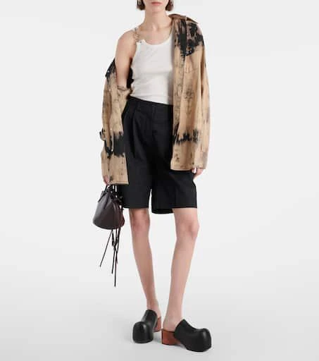Acne Studios Chain-detail cotton jersey tank top 2
