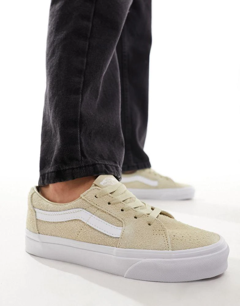 Vans Vans Sk8-Lo trainers in light tan 5