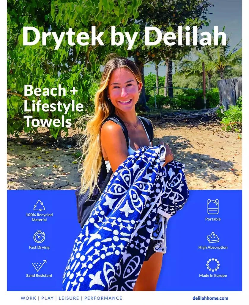 Delilah Home Drytek by Delilah Beach Towel, 36" x 70" 2